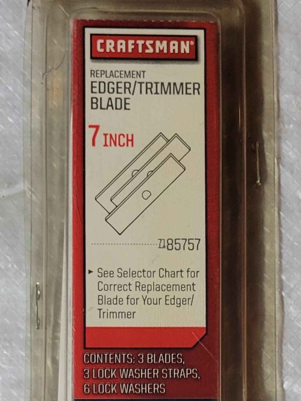 Sears Craftsman 71 85757 7 inch Edger Trimmer Blade 3 Pack New In Package
